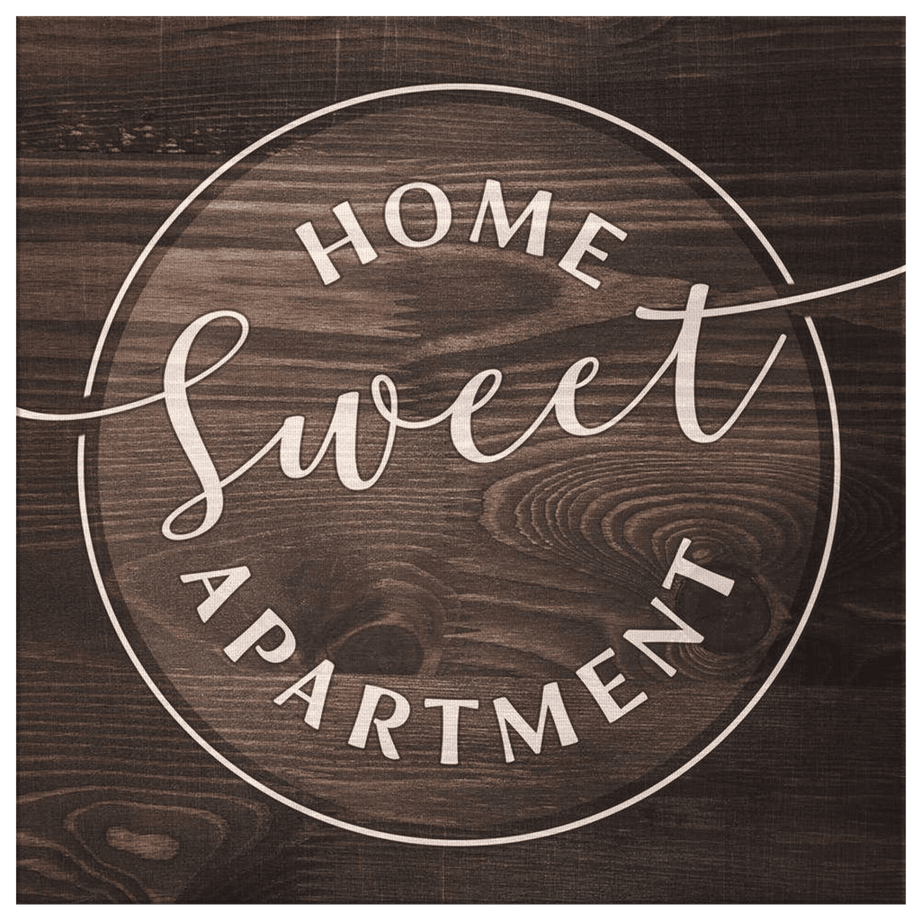 Home Sweet Apartment Canvas Wall Art – Housewarming Gift
