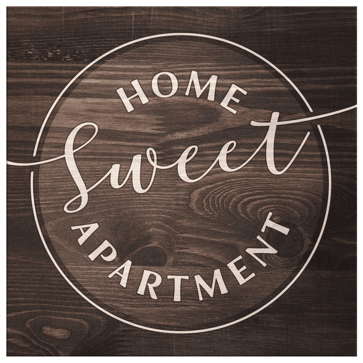Home Sweet Apartment Canvas Wall Art – Housewarming Gift