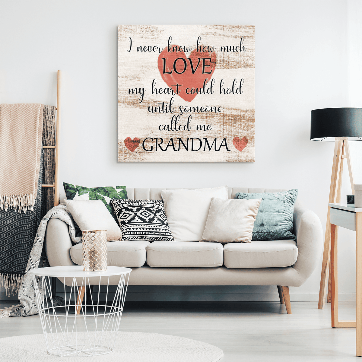 Until Someone Called Me Grandma Canvas Wall Art – Gift for Grandma