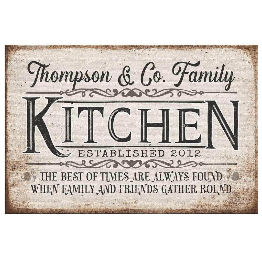 Personalized Kitchen - The Best Of Times Canvas Wall Art – Kitchen Wall Decor