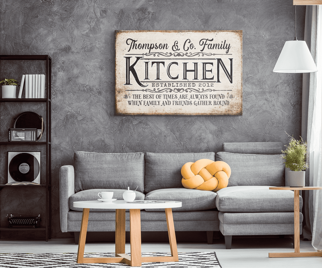 Personalized Kitchen - The Best Of Times Canvas Wall Art – Kitchen Wall Decor