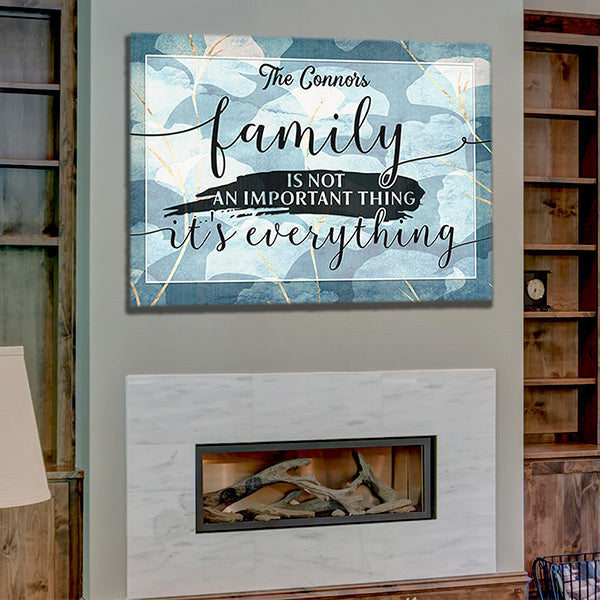 Personalized Family - It's Everything Canvas Wall Art – Family Home Decor