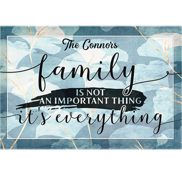 Personalized Family - It's Everything Canvas Wall Art – Family Home Decor