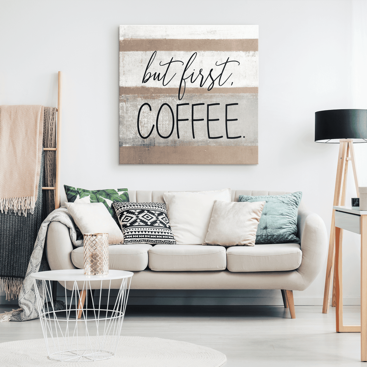 But First, Coffee Canvas Wall Art – Kitchen Wall Decor