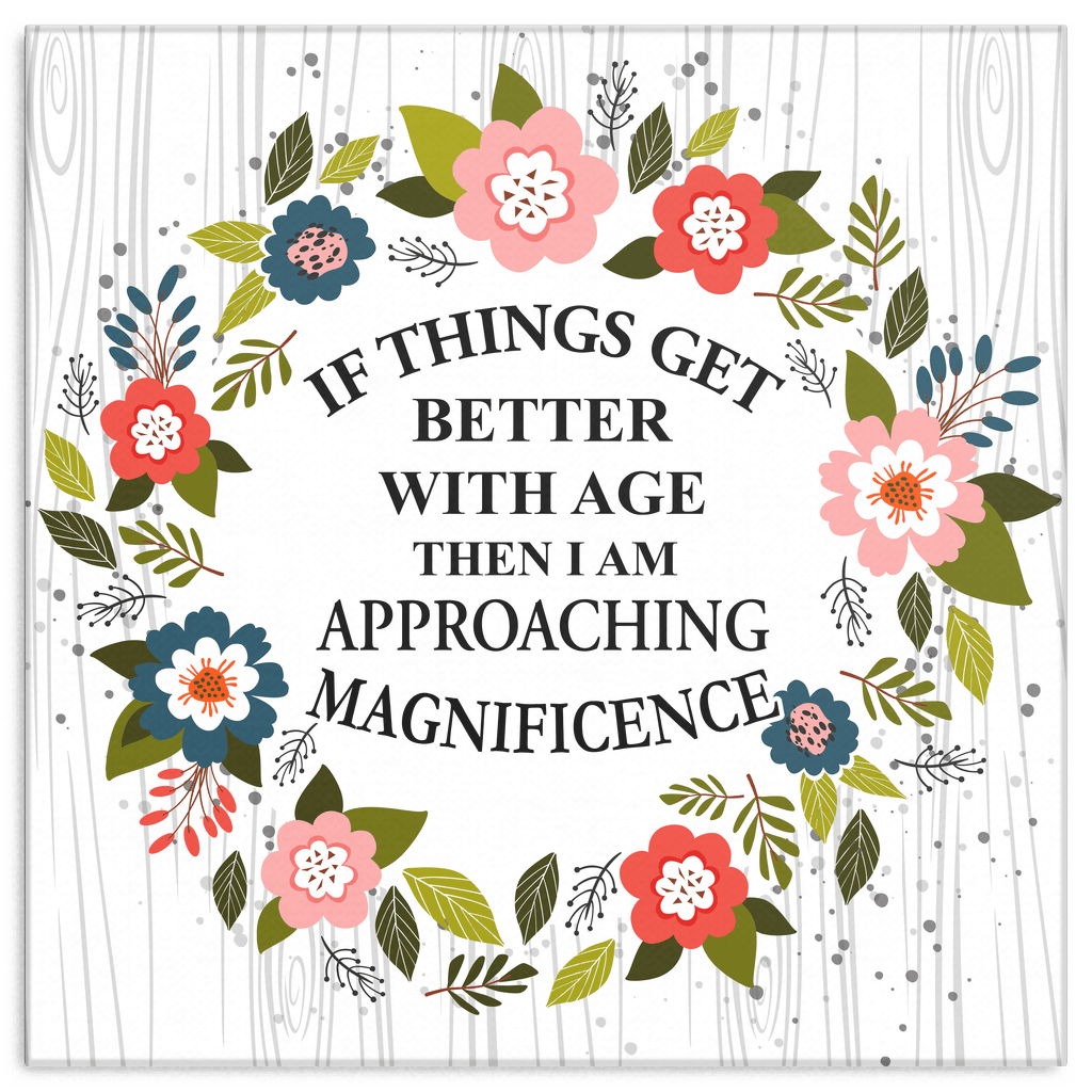 Approaching Magnificence Canvas Wall Art – Motivational Office Decor
