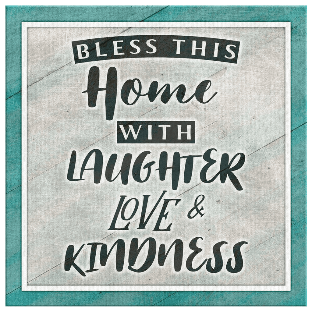 Bless This Home Canvas Wall Art – Christian Wall Decor