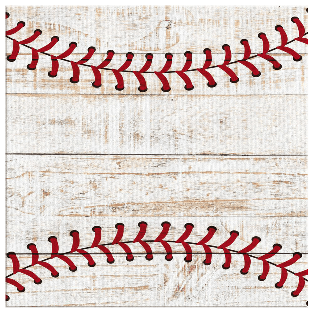 Personalized Baseball Name Canvas Wall Art – Sports Wall Decor