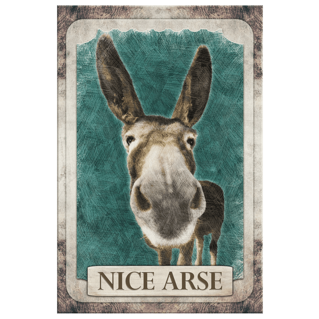 Nice Arse Bathroom Canvas Wall Art – Funny Bathroom Decor