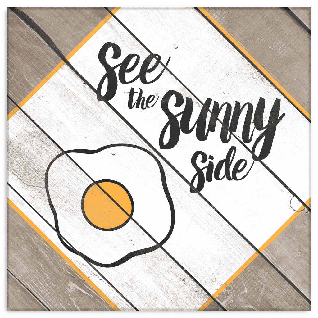 See The Sunny Side Canvas Wall Art – Inspirational Wall Decor