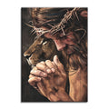 Trust In The Lord Praying Hands Canvas – Christian Wall Decor