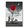 Grow Old With Me The Best Is Yet To Be Canvas – Moon Couple Wall Art