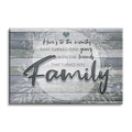 Friends That Turned Into Family Canvas – Grey Rustic Friendship Art