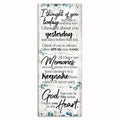 I Thought Of You Today Memorial Canvas – Tall Sympathy Wall Art
