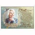 Personalized In Loving Memory Photo Canvas – Memorial Wall Art
