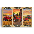 Farming Cannot Be Inherited Tractor Canvas Set – Farm Wall Art