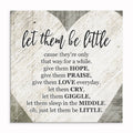 Let Them Be Little Canvas Wall Art – Nursery And Kids Room Decor