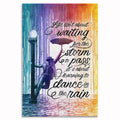 Learning To Dance In The Rain Canvas – Inspirational Wall Art