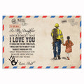 Lineman To My Daughter Canvas – Father's Day Gift From Dad