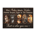 Way Maker Miracle Worker Canvas – Christian Worship Wall Art