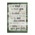 May The Road Rise Up To Meet You Canvas – Irish Blessing Wall Art
