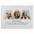 Personalized MOM Photo Letters Canvas – Mother's Day Photo Gift
