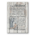 To My Husband I Love You Always And Forever Canvas – Anniversary Art