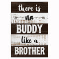 There Is No Buddy Like A Brother Canvas – Brothers Room Wall Art