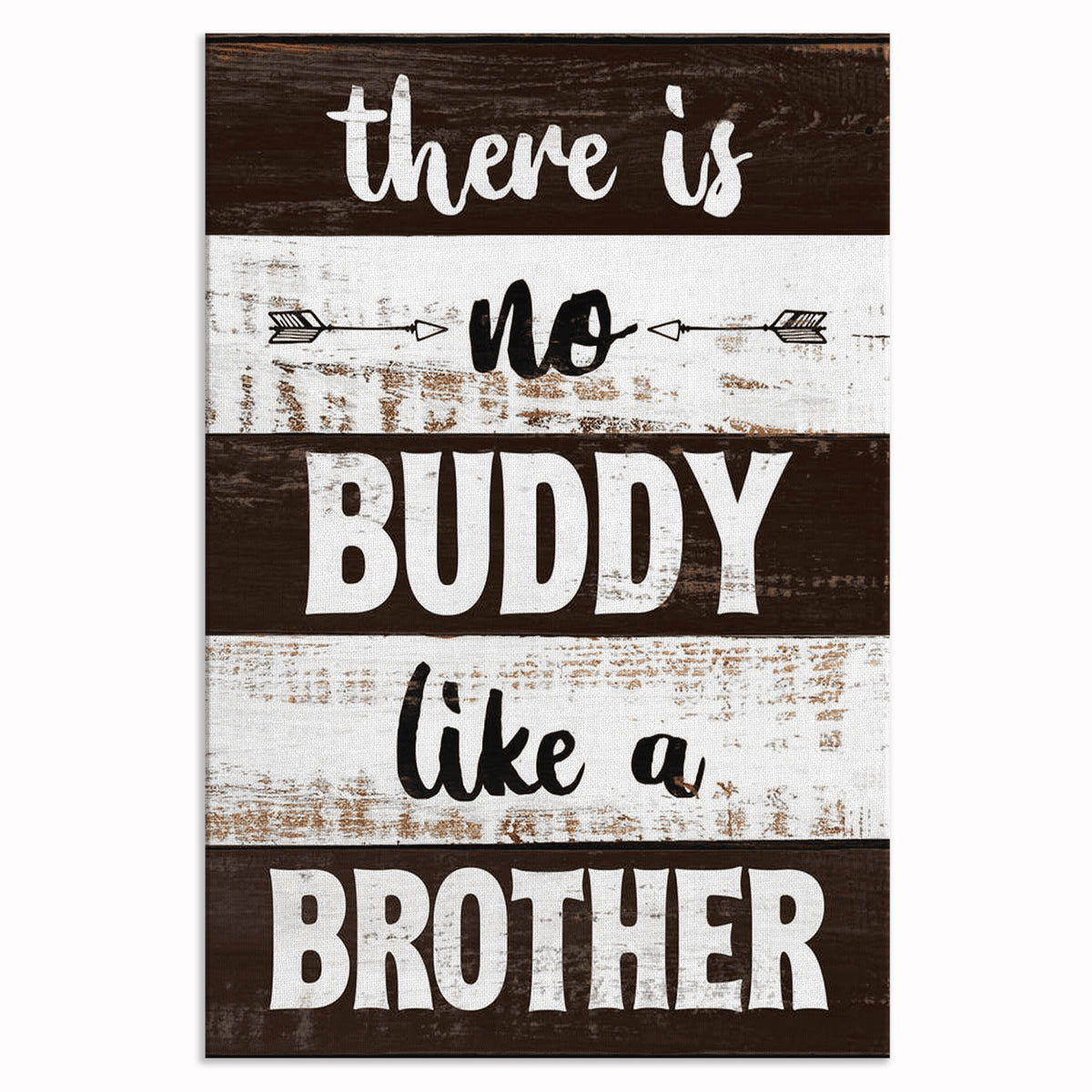 There Is No Buddy Like A Brother Canvas – Brothers Room Wall Art