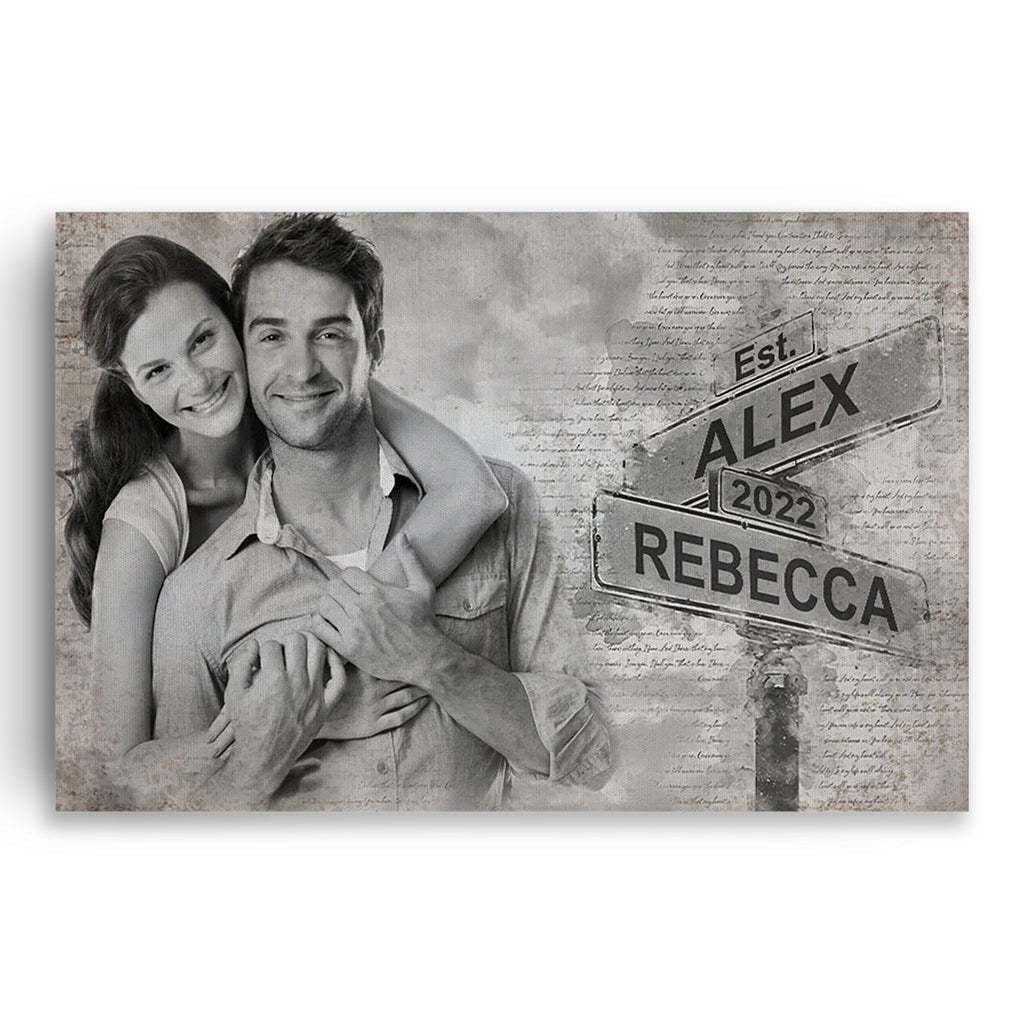 Personalized Be Lovers But Be Best Friends Too Canvas – Photo Couple