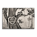 Personalized Birds On A Tree Family Canvas – Custom Names Wall Art