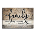 Personalized Family Names Background Canvas – Custom Family Wall Art