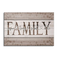Personalized Family Names Canvas – FAMILY Letters Filled With Names
