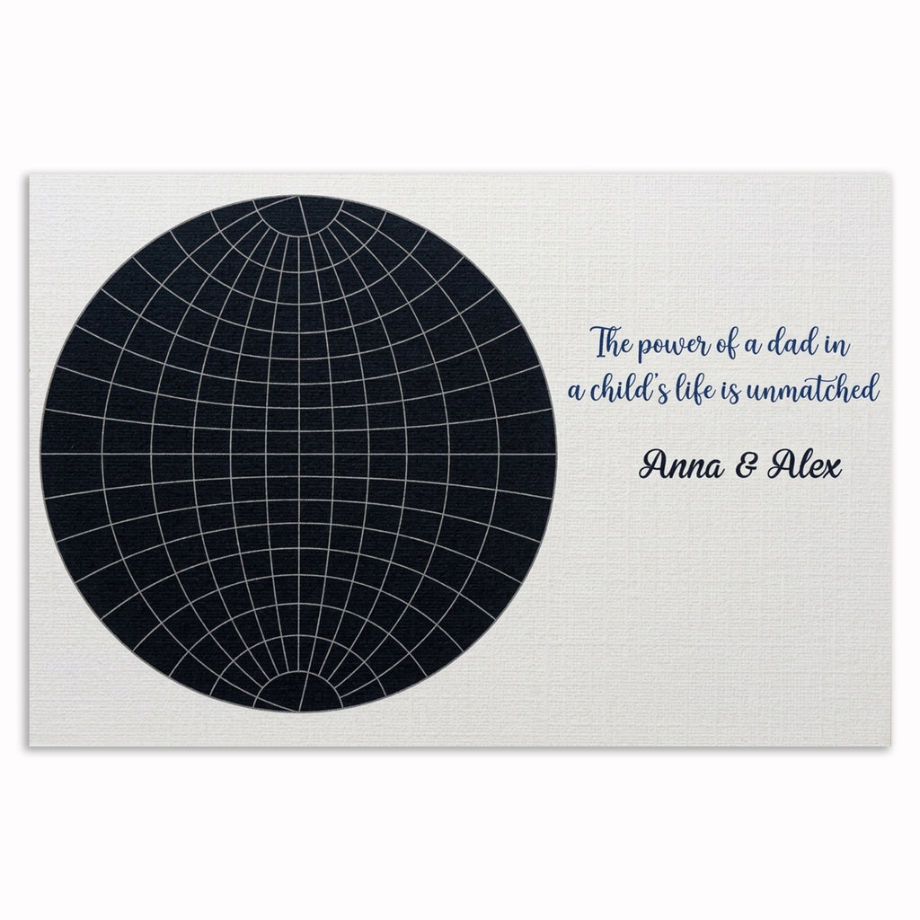 Personalized Star Map Canvas – Custom Date And Location Night Sky Art