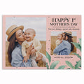 Personalized Happy First Mother's Day Photo Canvas – Custom New Mom