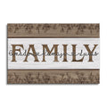 Personalized FAMILY Names In Letters Canvas – Custom Names Wall Art