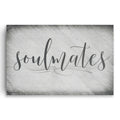Personalized Soulmates Canvas – Custom Names And Date Bedroom Wall Art