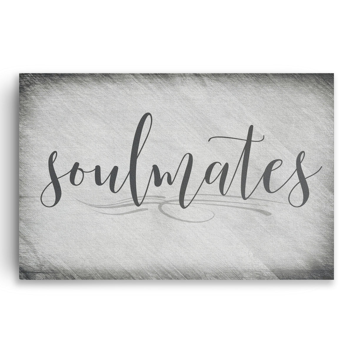 Personalized Soulmates Canvas – Custom Names And Date Bedroom Wall Art