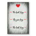 Personalized Our Dates Canvas – Custom Relationship Milestone Wall Art