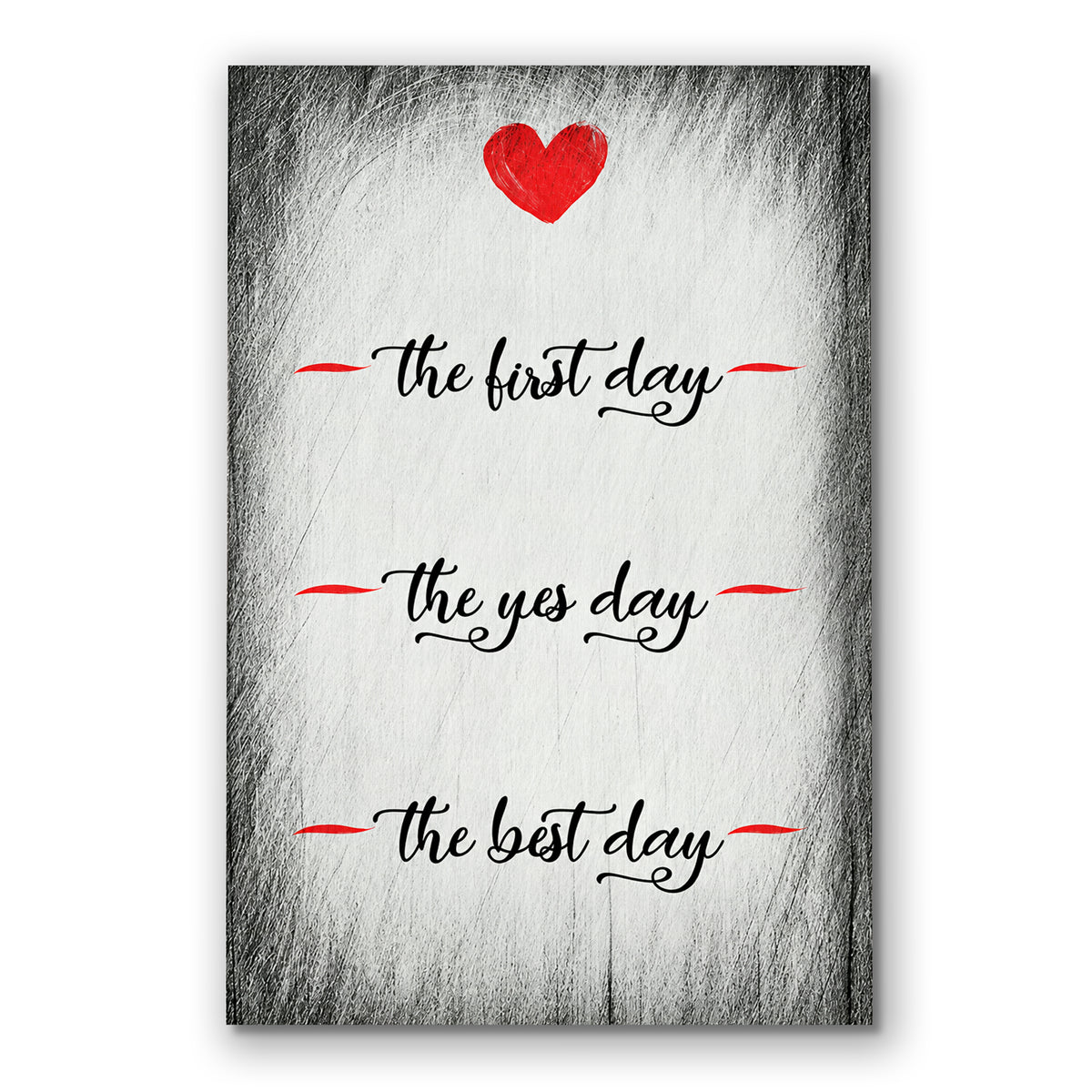 Personalized Our Dates Canvas – Custom Relationship Milestone Wall Art
