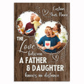 Personalized Love Between A Father And Daughter Canvas – Custom Photo