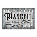 Personalized Always Something To Be Thankful For Canvas – Custom Name