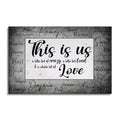 Personalized This Is Us Canvas – Custom Names Crazy Loud Love Wall Art