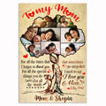 Personalized To My Mom Tree Canvas – Custom Names Mother's Day Letter