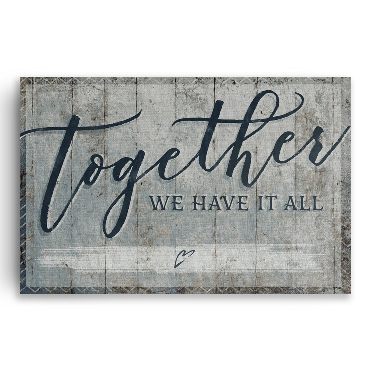 Personalized Together We Have It All Canvas – Custom Names And Date