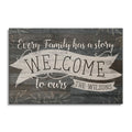 Personalized Every Family Has A Story Canvas – Custom Family Name