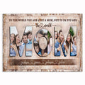 Personalized To Us You Are The World Mom Canvas – Custom Photos Wall