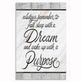 Always Remember To Dream Canvas – Inspirational Bedroom Wall Art