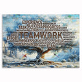 Teamwork Tree Canvas Wall Art – Motivational Office Wall Decor