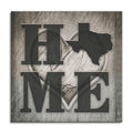 Texas Home Canvas Wall Art – State Pride Square Wall Decor