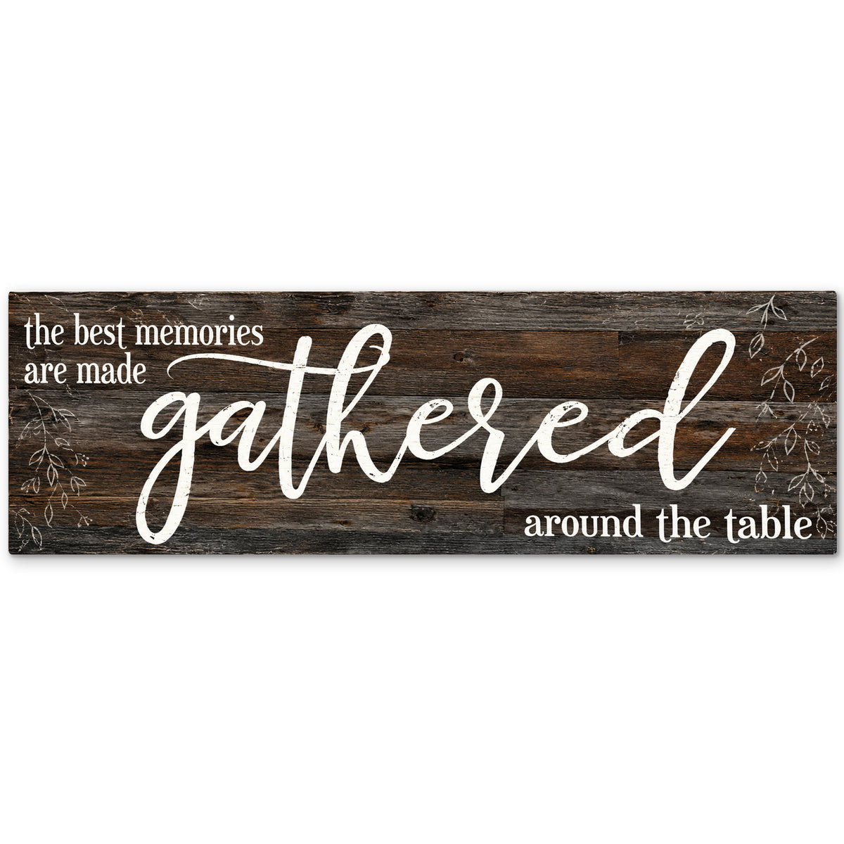 Best Memories Gathered Around The Table Panoramic Canvas – Dining Art